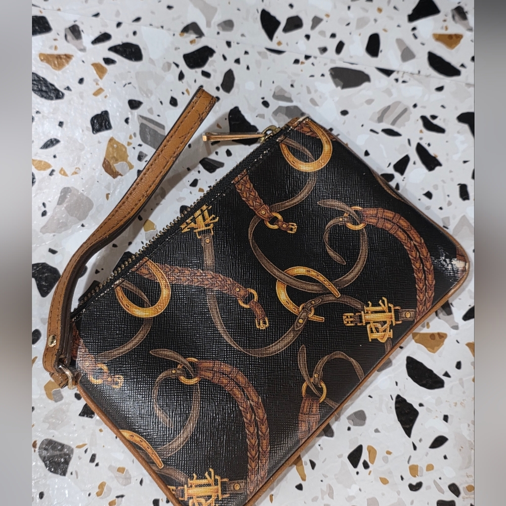 Lauren Ralph Lauren Print Zip Wallet